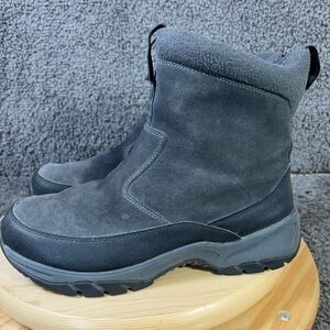 L.L. Bean Storm Chaser Boots Mens Size 10.5 Gray Suede Insulated Fleece Lined Men main image 3